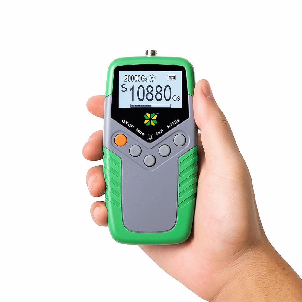 Magnetic Field Intensity Testing Digital Meter Portable Design Magnetic Flux Meter Quality Control