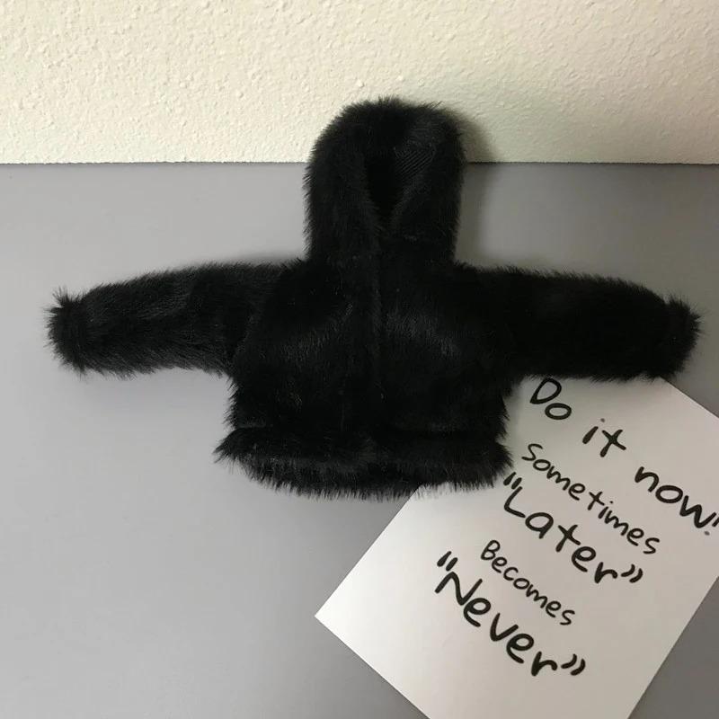 1 Peça Roupas para Boneca Blythe Casaco Longo de Pelo Macio Tops Calças de Yoga Leggings Roupa Casual Quente para Bonecas Blyth OB24 Pullip 1/6