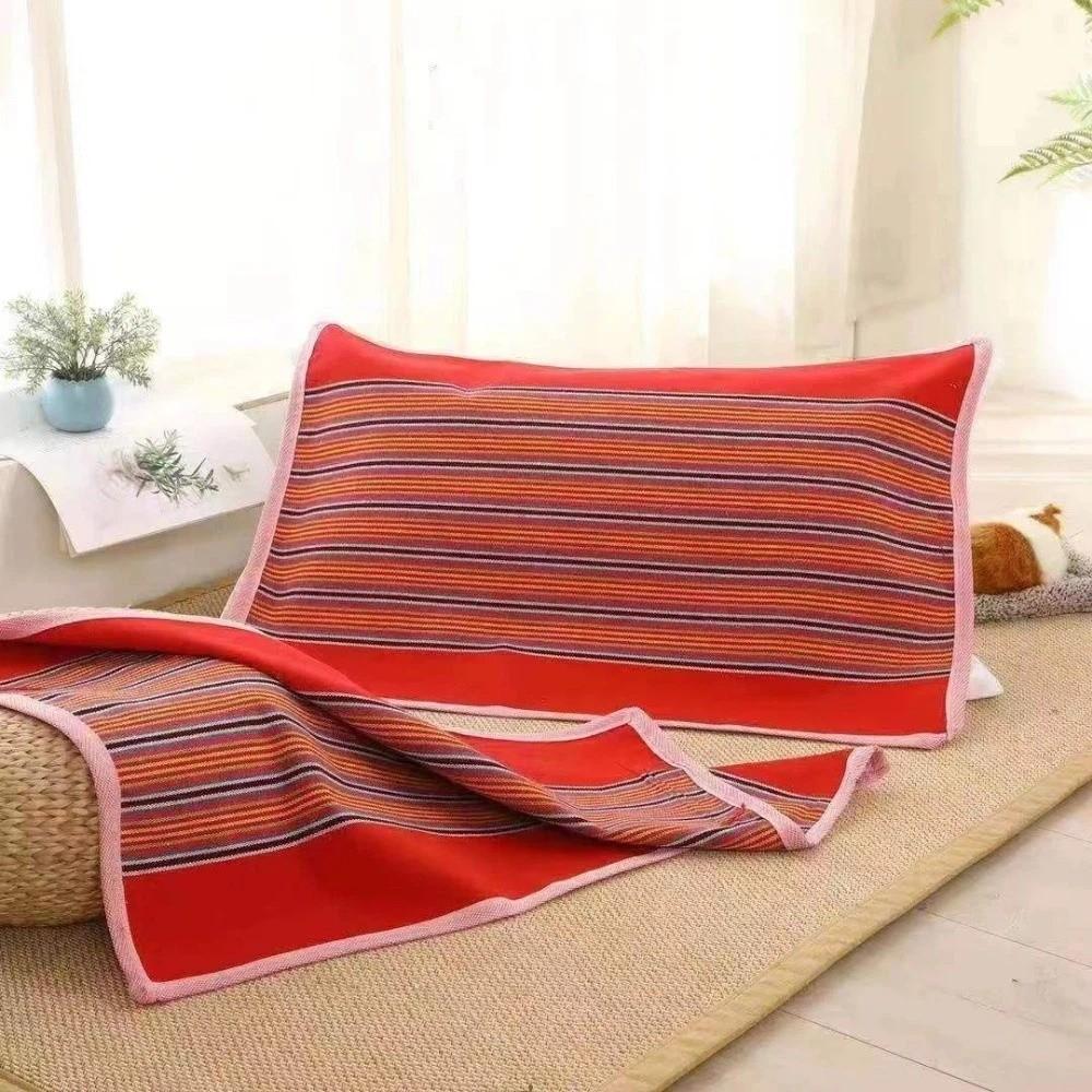 2Pcs Thickened Thickened Striped Pillowcase Breathable Cushion Cover Striped Pillow Cover  Bedroom Style 1