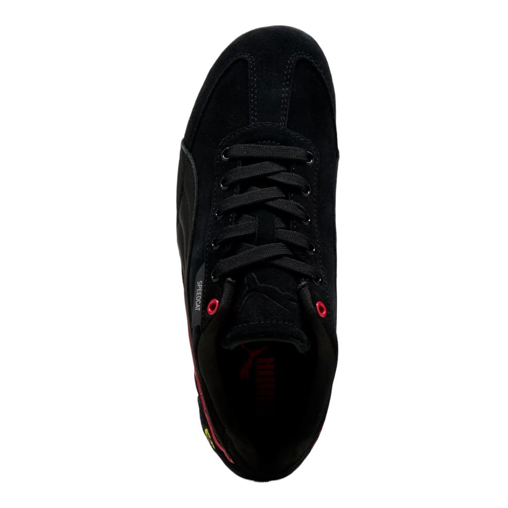 Puma Scuderia Ferrari ×  Speedcat Leather Round Toe Simple Fit Low Top Training Shoes Women Sneaker 309126-01