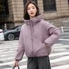 Women’s Short Hooded Quilted Cotton-Padded Winter Jacket