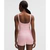 Lululemon EBB To Street SCoop NeCk Cropped Tank Top  Light Support  B C Cup Pink Pearl Pink Pearl