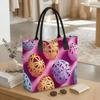  Fashion Printed Large Capacity Tote Bag for Daily Use