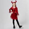 Halloween Red Bull Costume Male and Female Characters Masquerade Party Children's Stage Costumes