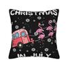 Christmas In July Vacation Pillowcase Accessories Soft Cushion Cover Gift Pillow Case Cover Home Multi Size