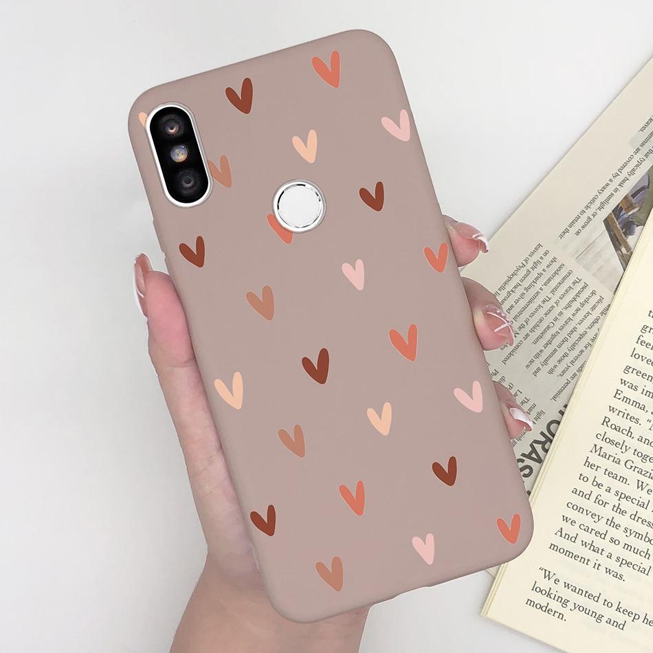 Case For Xiaomi Redmi S2 Y2 Cover Soft Matte Cute Pattern Silicone TPU Phone Case for Xiaomi RedmiS2 S 2 Y 2 Cases Back Cover