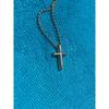 Used Silver Cross Necklace