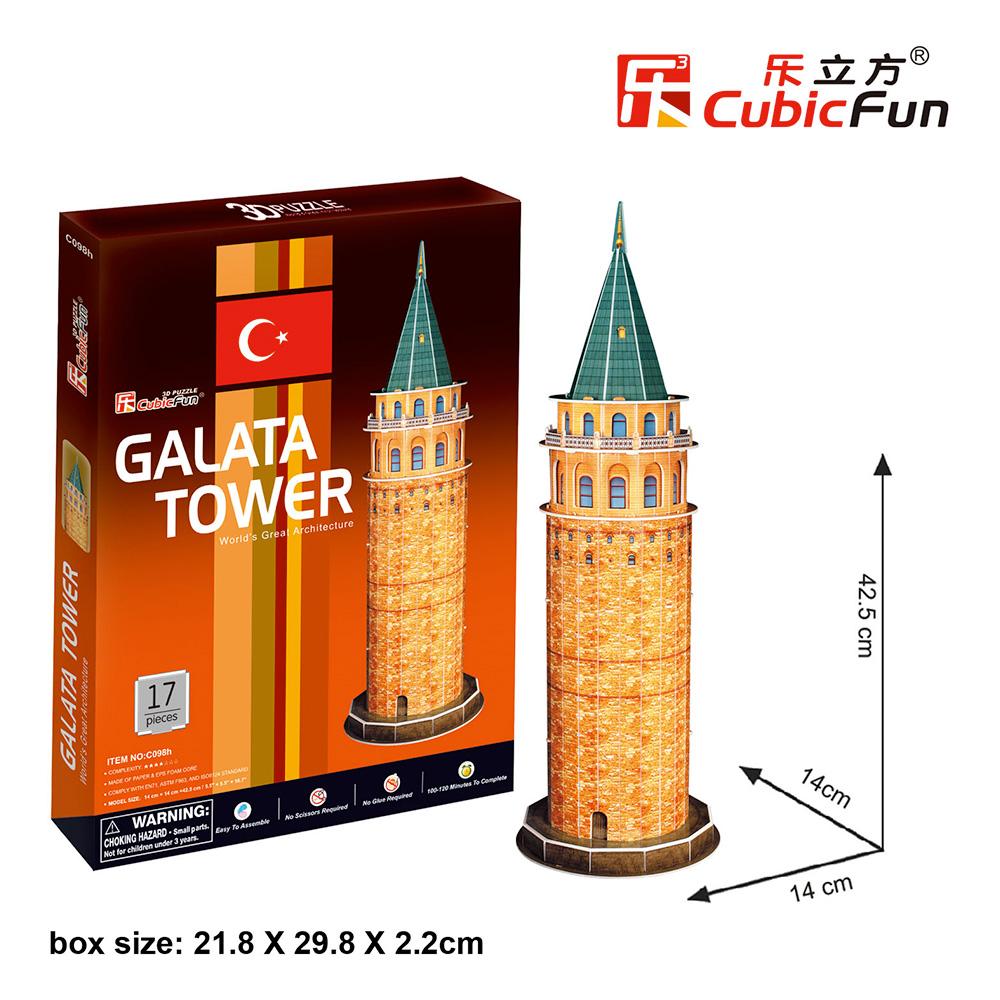 

Cubic Fun 3D 17 Piece Puzzle Galata Tower