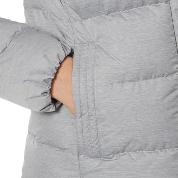 Adidas Warm Comfortable Soft Lightweight Duck Down Mid-Length Down Jacket Women Outerwear Gray BQ8785
