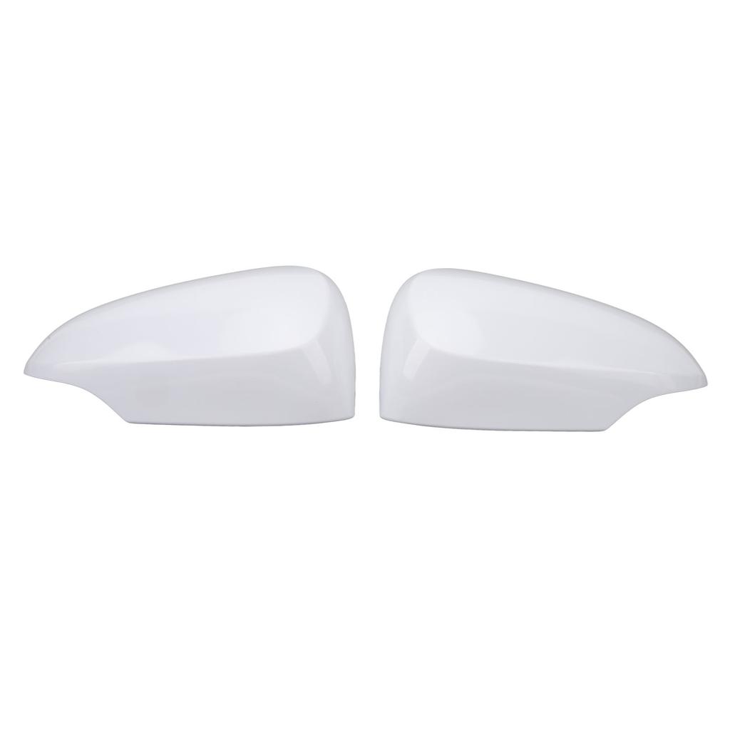 2 Pcs Rearview Door Mirror Cover 87945‑52170 Unpainted White Outer Wing Mirror Cap for Prius C 2012 To 2018