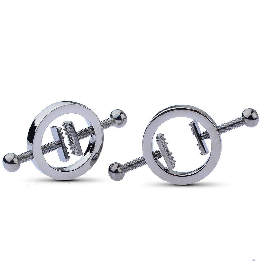 Adult SM Nipple Clamps - Metal Erotic Toys for Couples