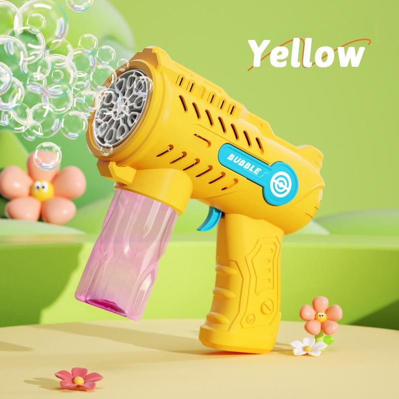 Bubble Children's Toy Small Steel Cannon Fully Automatic Bubble Blowing Outdoor Bubble Gun Without Battery Bubble Water