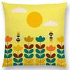 Newest Floral Sofa Pillow Case Geometric Landscape Tropical Joy Mandala Flowers Squares Arrow Cushion Cover
