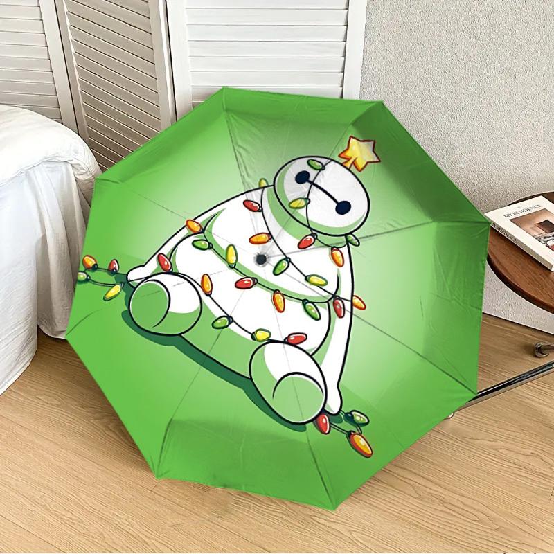 

1pc Christmas Tree Robot Automatic Folding Umbrella, 8-Rib Durable Frame, Durable Foldable Design - Elegant Gift for Commute yy251210028