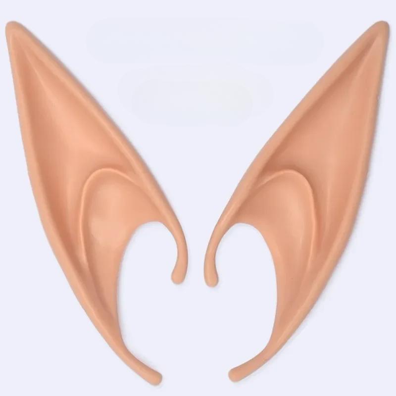 Halloween Cosplay Latex Fairy Angel Elf Ears Masquerade Party Costumes Halloween Party Decoration Supplies Props Kids Gift