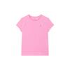 T-shirt Girocollo con Logo Polo Top Bambino Rosa 313833549-081