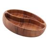 Nuts Storage Platter Tray Wooden Serving Tray Dessert Fruit Veggie Food Serve Plate for Party Family Dinner Holiday Home Warming