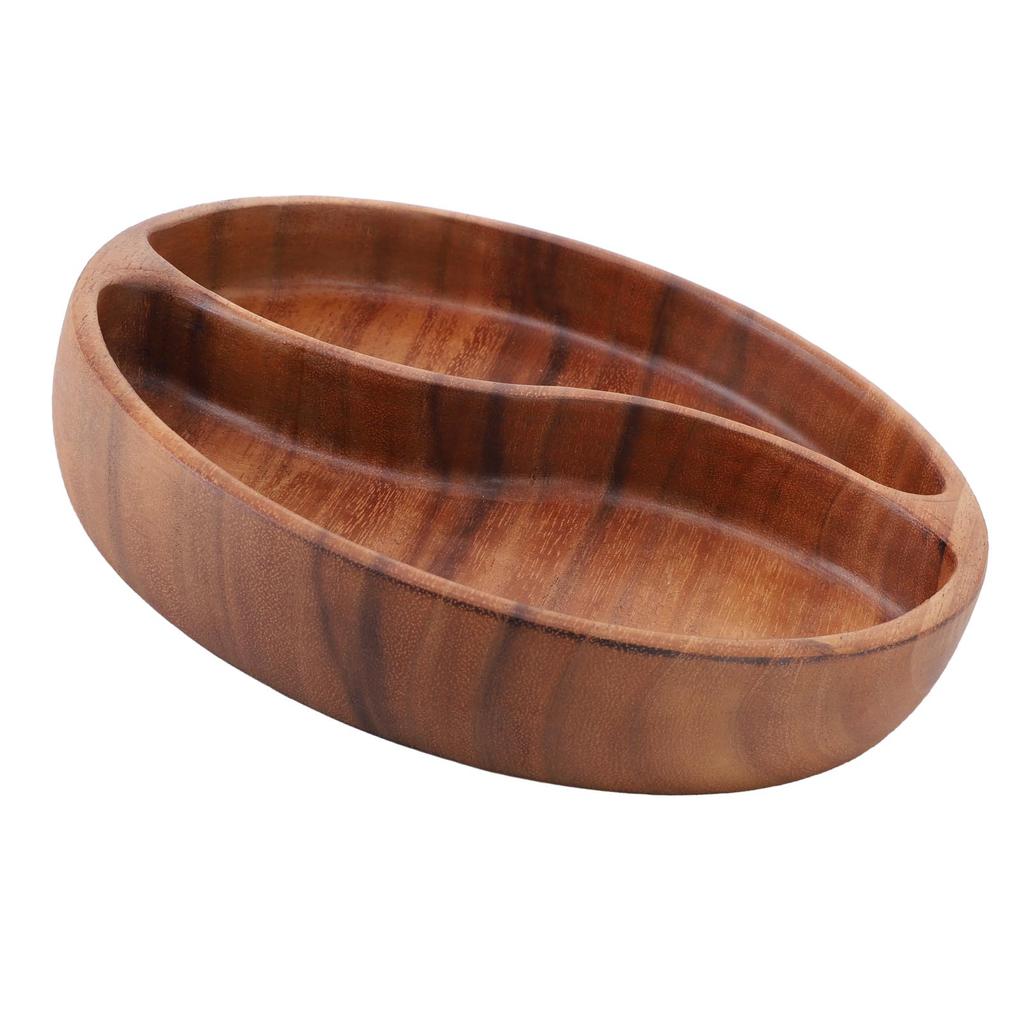 Nuts Storage Platter Tray Wooden Serving Tray Dessert Fruit Veggie Food Serve Plate for Party Family Dinner Holiday Home Warming