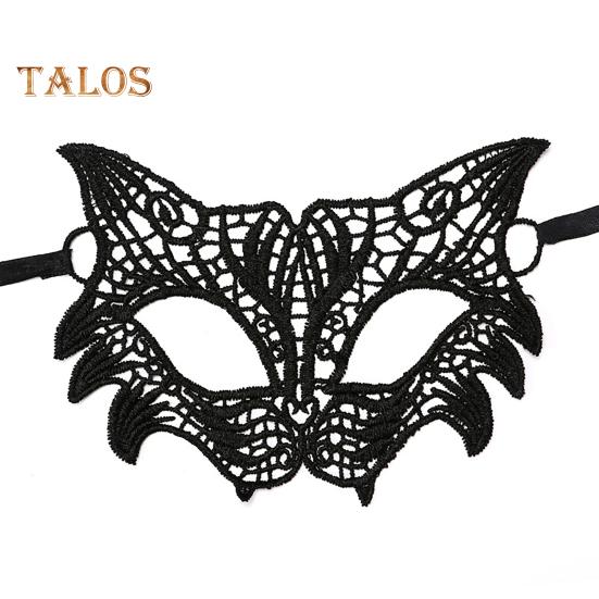 Masca din dantelă neagră, masca sexy pe jumătate goală, masca de petrecere respirabilă, costume venețiene pentru mascarada, cosplay, carnaval