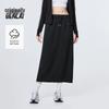 BENLAI Damen Wolkenweicher A-Linien Midi-Rock mit Kordelzug
