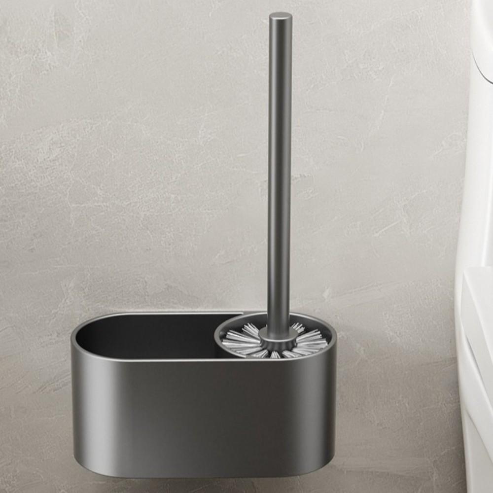 Nail Free Installation Bathroom Toilet Brush Shelf Cleaning Toilet Brush  Bathroom Cleaning