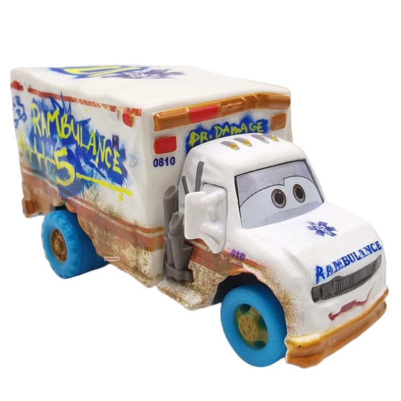 Disney Pixar Cars 3 Dr. Danno Rambulance Racing Mr. Arvy Macchina Giocattolo per Bambini Modello Giocattolo in Lega Regalo per Bambini