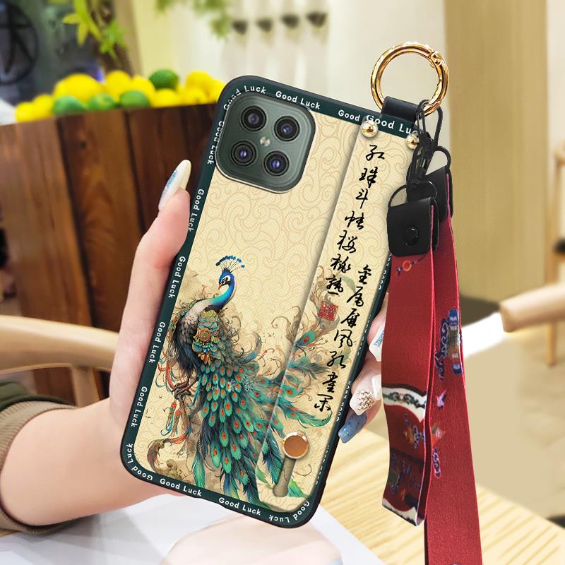Fashion Shockproof Phone Case For Cubot C30 Soft case Back Cover Durable Silicone Chinese style Ring For Mom Protective