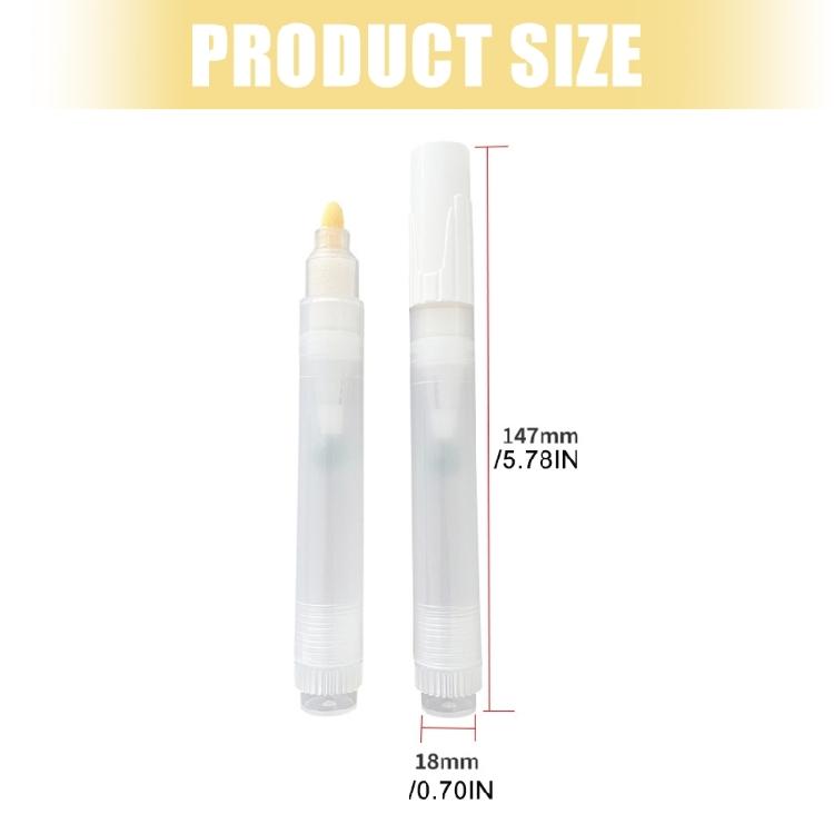 10Pcs Empty Markers Pen Multipurpose Refill Able Markers for Lettering Journaling and Art Enhancing Creative Endeavors