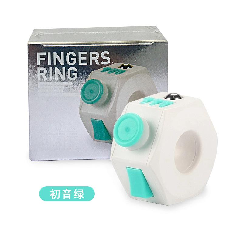 Fidget Ring for Anxiety, Sensory Finger Ring Toy for Adults Kids, Spinner Ring for Stress Relief