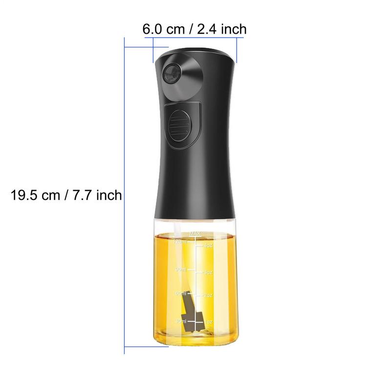 Oil Sprayer For Cooking 160ml Electric Vegetable Oil Sprayer Heat-resistant Leak-proof Kitchen Dispenser Gadgets Accessories For