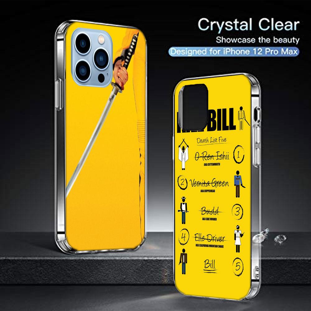 Kill Bill Cases Phone Case For Iphone 17E 16E 17 Air 16 Pro Max 15 Pro 14 Plus 11 13 12 Mini Cover Cases Compatible with Suitabl