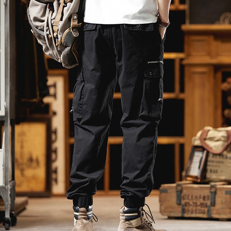 JAYSCE Joggers Cargo Pants Men Casual Y2k MultiPocket Male Trousers Sweatpants Streetwear Casual Track Black Pants Men