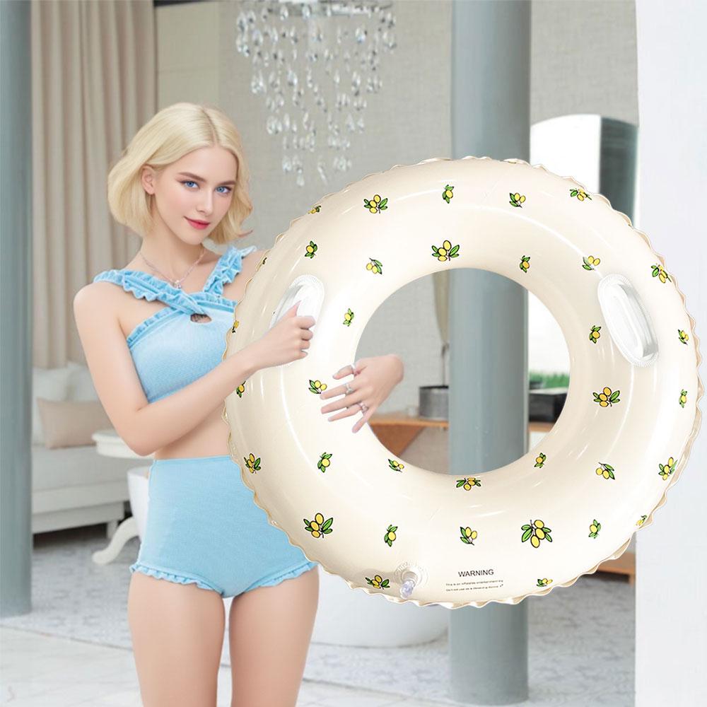 1 Stück Druck Schwimmreifen Achselhöhlenreifen Aufblasbarer Schwimmreifen PVC Verdickter Schwimmreifen, Geeignet für Pool Strand