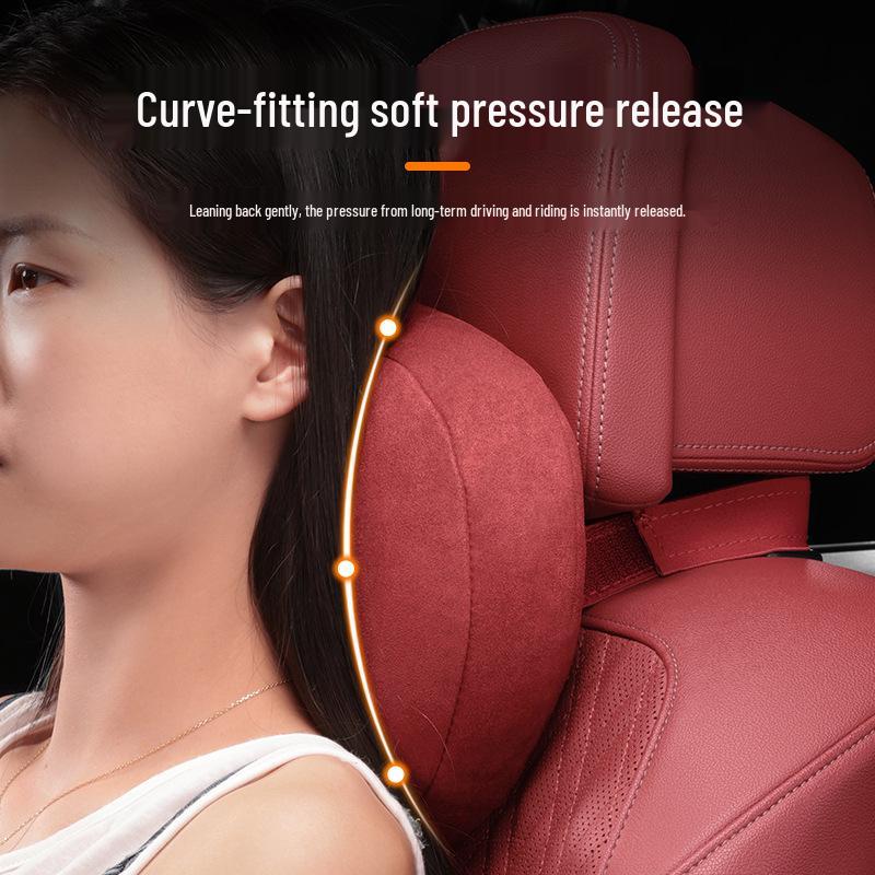 Car Headrest Neck Pillow & Lumbar Support Cushion for Hongqi H5, HS5, H7, H9, HS3, QM5, LS7