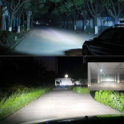 RIGIDON Car LED Work Light 23 Inch 58cm 324W Compatible with 12V-24V IP67 Waterproof Wide/Narrow Angle White Relay Harness with 12V Wiring