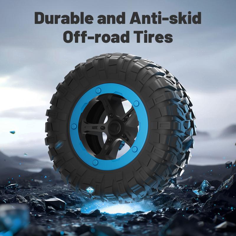 Children'S Remote-Controlled Car Drifting, High-Speed Off-Road Climbing, Big Foot Car, Alloy Racing Toy Gift