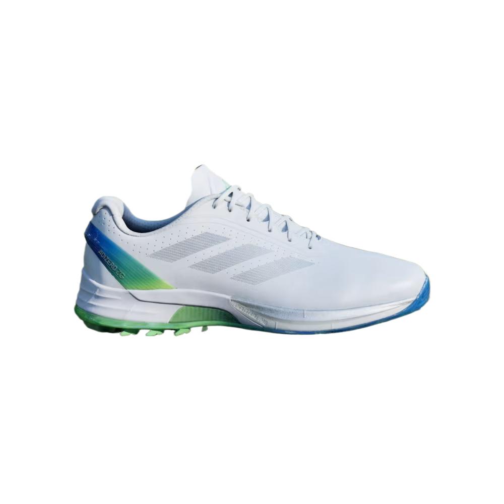 New Adidas Adizero ZG Low Top Golf Shoes Men's White Silver Green JQ7725