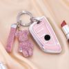 Crystal Pink Tpu Key Case for BMW X1 X3 X5 X6 X7 1 3 5 6 7 Series G20 G30 G11 F15 F16 G01 G02 F48 Smart Remote Car Key Cover Fob