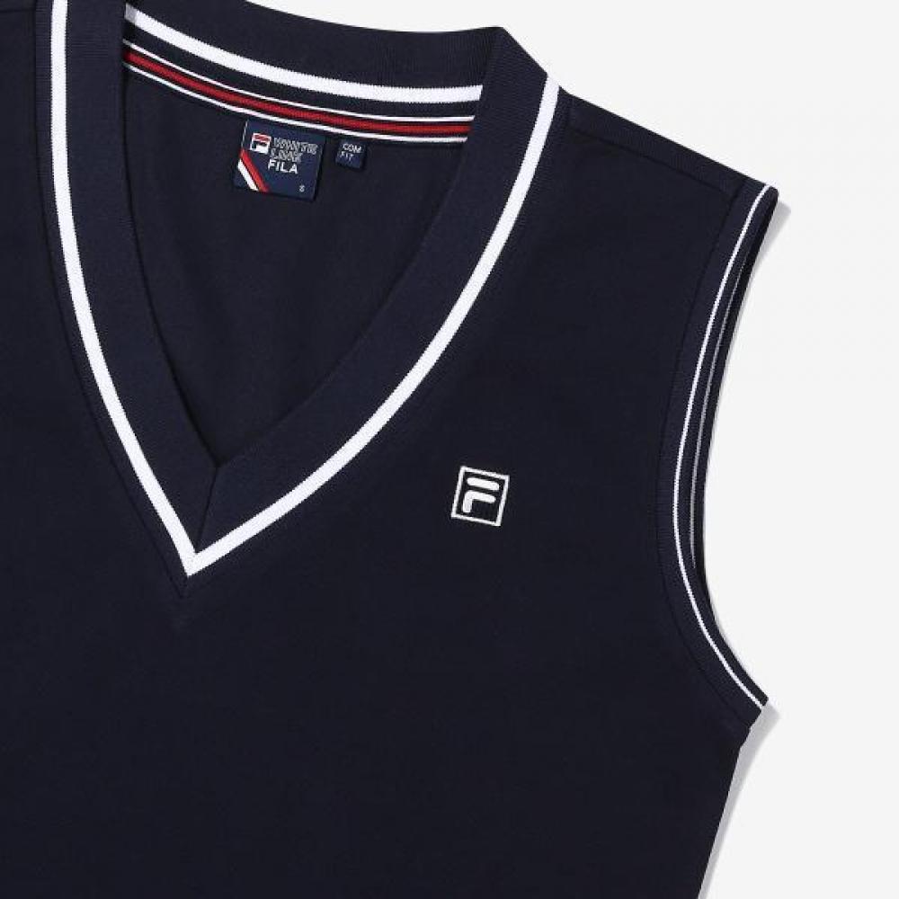 Fila Pique V Neck Vest Dress