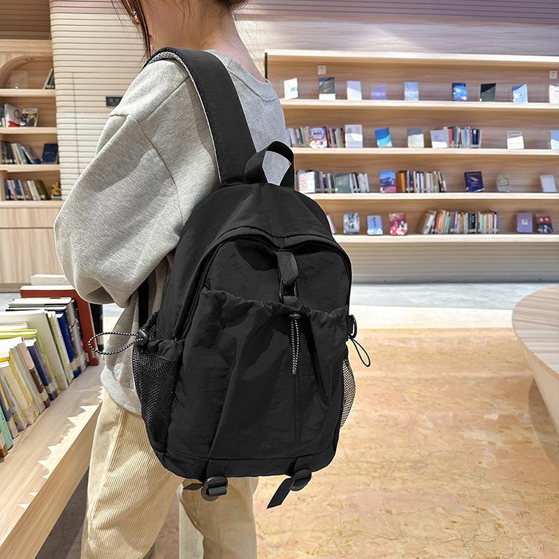 Student Schoolbag Fashionable Spring New Class Large Capacity Multi-pocket Neutral Style Men's and Women's Commuting Travel Backpack