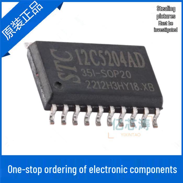 

STC12C5204AD-35I Microcontroller Chip - SOP20 SMD, Original.