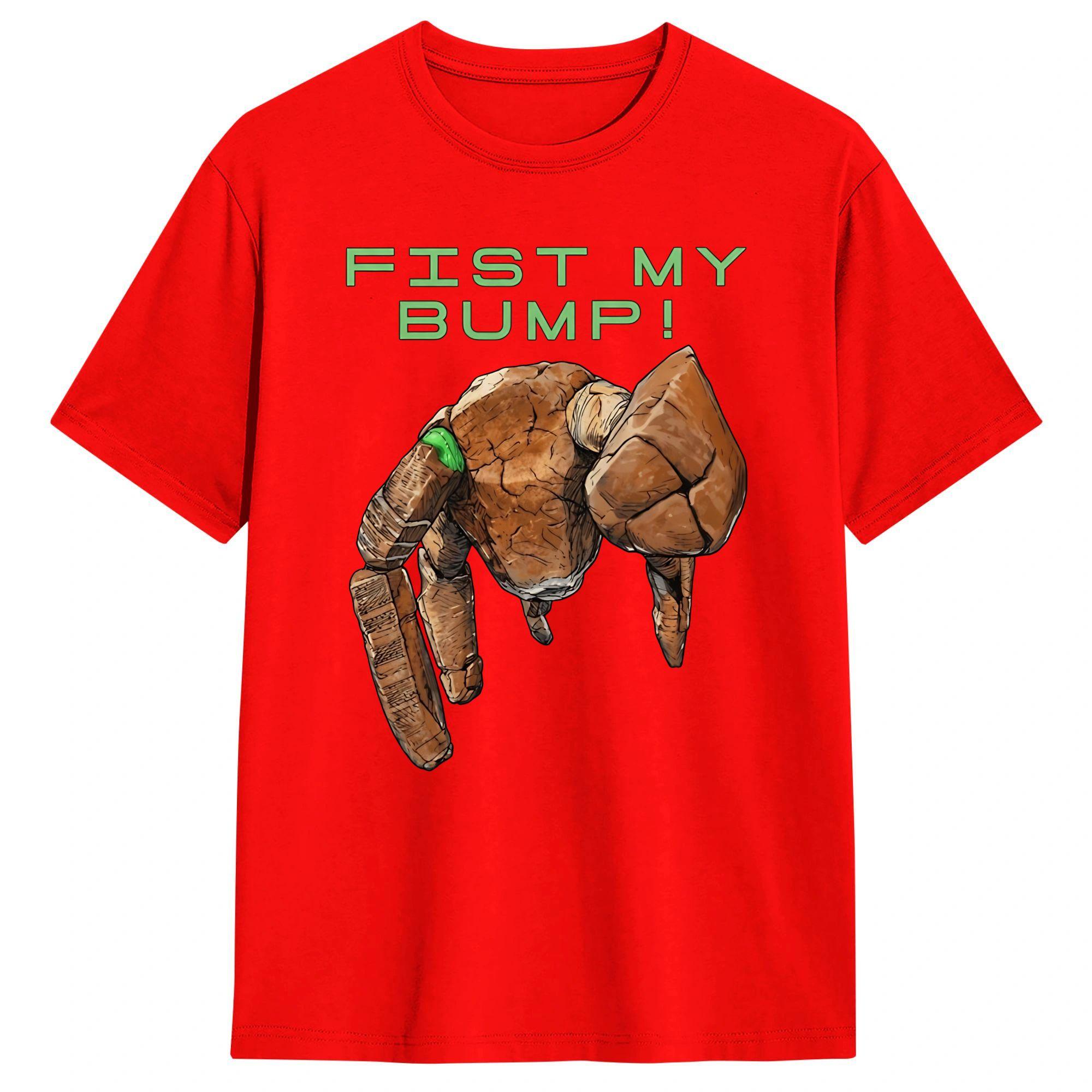 

Vintage TShirt Summer Fist My Bump Project Hail Mary Hip Hop TShirts Cotton Tee Shirt for Unisex Y2K Basic Short Sleeve Clothes S