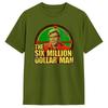 T-shirt TV Unisex Sei Milioni di Dollari T-shirt Estive in Puro Cotone per Unisex Hip Hop T-shirt Stampata Manica Corta Abbigliamento Streetwear