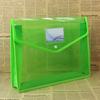 Three-Dimensional Plastic File Bag Clear Data Bag Folder Papers Ticket Bag A4 B4 Transparent Document Storage Organizer