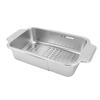 Expandable Dish Drying Rack Stainless Steel Over Sink Dish Drainer Rack Basket Shelf for Kitchen Cou