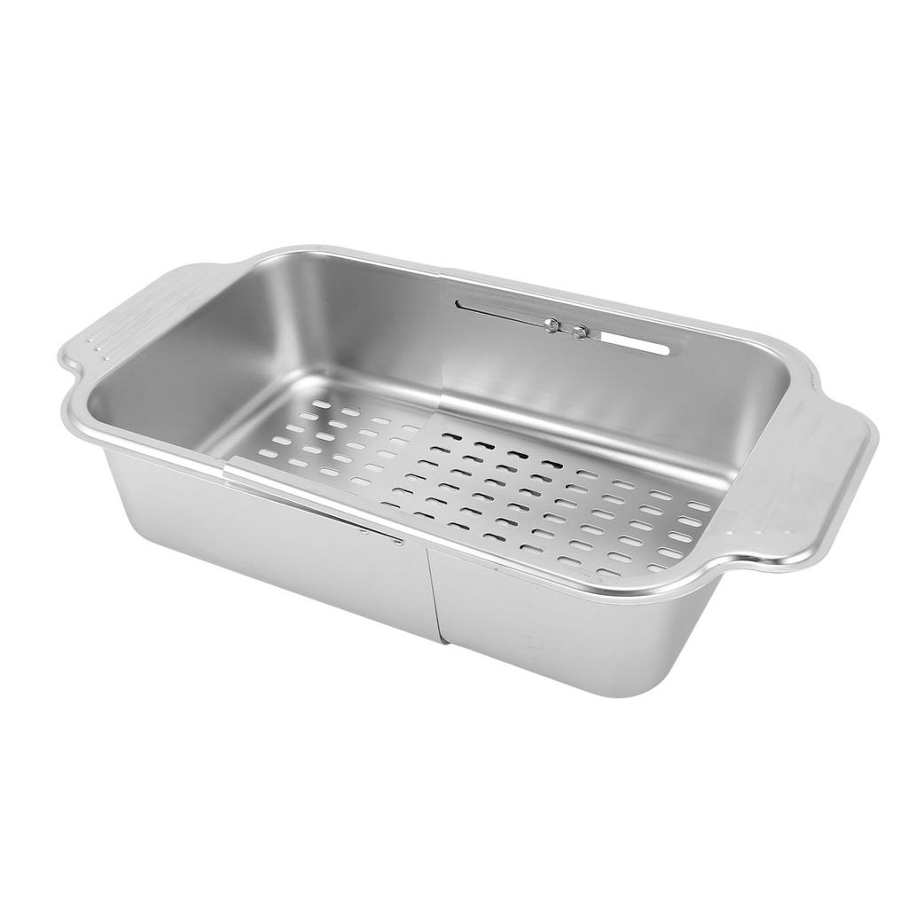 Expandable Dish Drying Rack Stainless Steel Over Sink Dish Drainer Rack Basket Shelf for Kitchen Cou