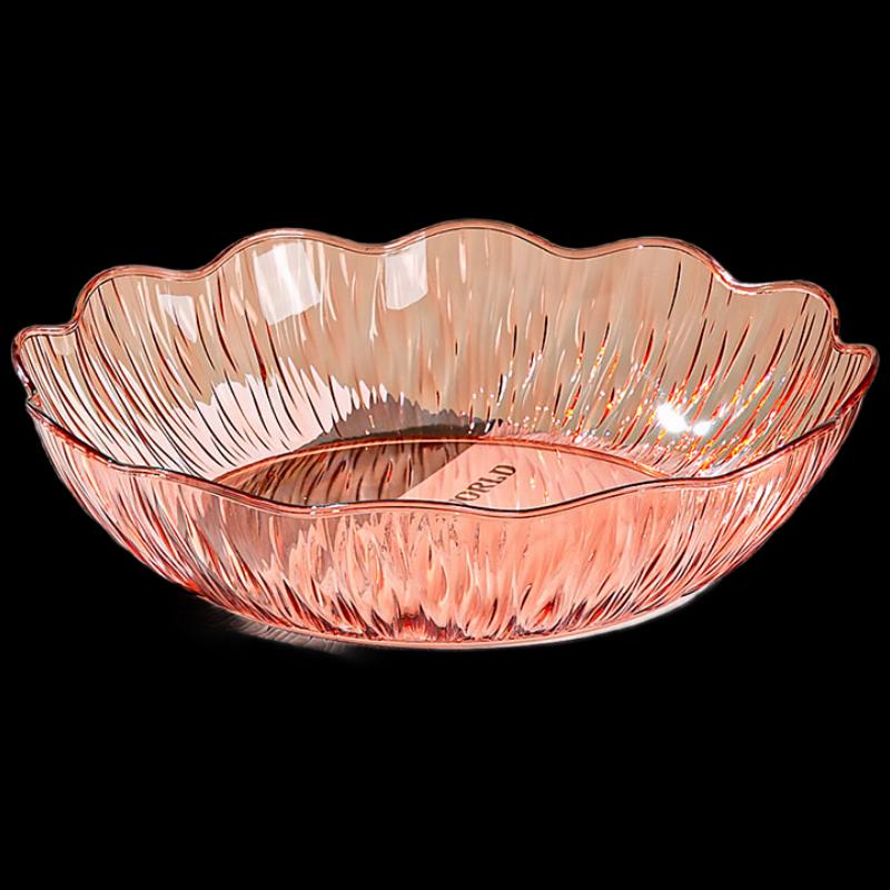 RuHan Living Room Agate Red Snack & Fruit Tray