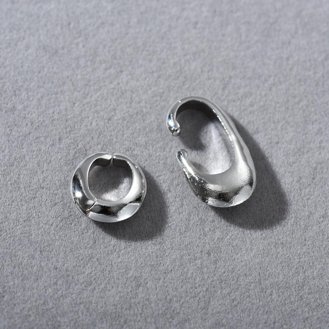 Уникальная Личность Ушная Клипса-Зажим Холодная Мода Нишевая Простая Универсальная Высококачественная Ушная Клипса