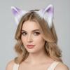 Flexible Kunstpelz-Katzenohren Flauschige Realistische Textur Handgemachtes Tier-Stirnband Anime Cosplay