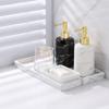 Simple Nordic Ceramic Soap Box Light Luxury Creative Soap Holder Multifunction Punch Free Drain Soap Dish Shelf Home